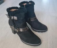 Elegante Hammerstein Stiefeletten Leder Gr. 39 Schwarz Nordrhein-Westfalen - Troisdorf Vorschau