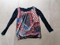 Comma leichtes Langarmshirt Gr. 36 mit hübschem Muster Baden-Württemberg - Tettnang Vorschau