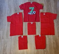 6 T Shirts rote in Größe 128 Brandenburg - Altlandsberg Vorschau