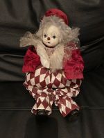 Deko Puppe mit Porzellan Clown Nordrhein-Westfalen - Mettmann Vorschau
