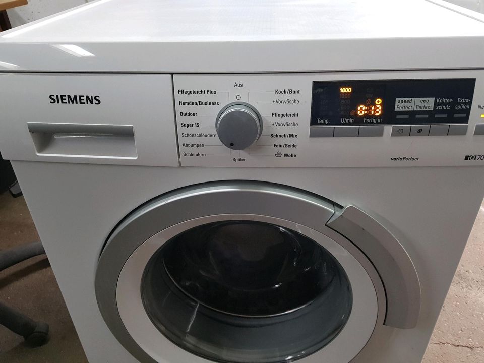 Siemens Waschmaschine IQ 500 A+++ 1400 Umdrehungen in Regensburg