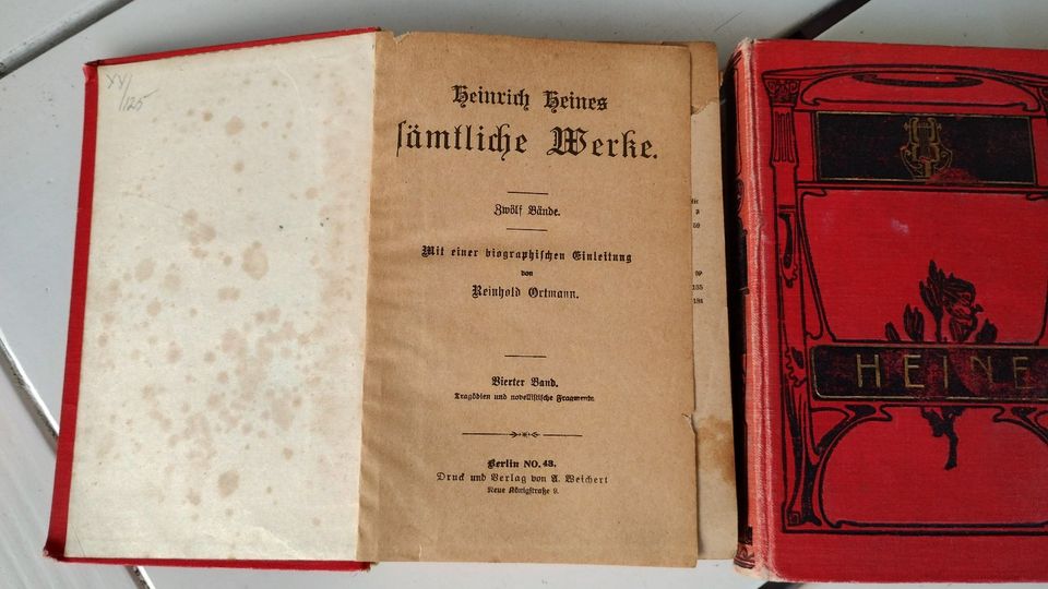 Heines gesammelte Werke in 12 Bänden in Wedel