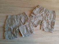 2x Shorts Kurze Hose beige hellbraun Topomini Gr. 92 NEU Brandenburg - Paulinenaue Vorschau