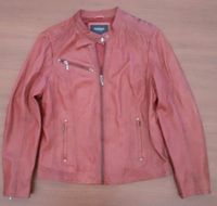 Lederjacke weinrot 42 Biker-Look Niedersachsen - Saterland Vorschau