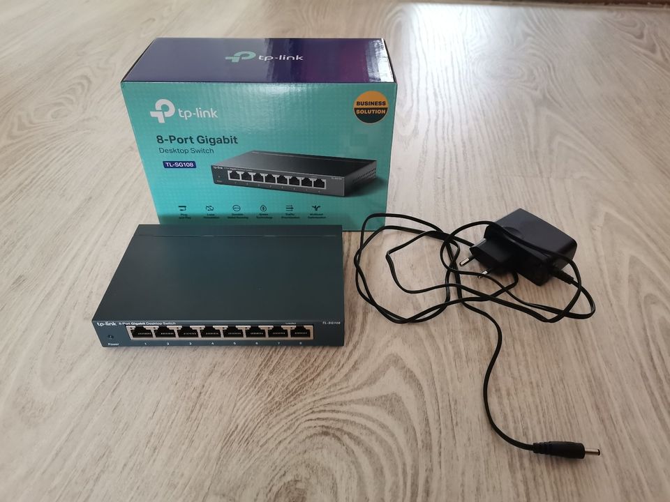 TP-Link TL-SG108 8-Port Gigabit Desktop Switch Layer 2 NEU in Braunschweig