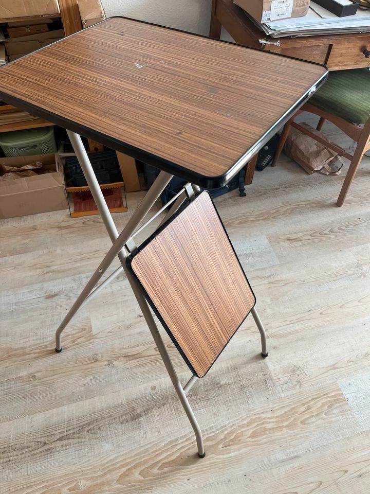 Vintage Projektor Tisch Beistelltisch klappbar Ständer in Gießen