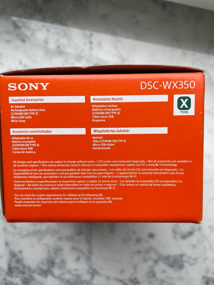 Sony DSC-WX350 Cyber Shot Kamera | OHNE SPEICHERKARTE in Suthfeld 