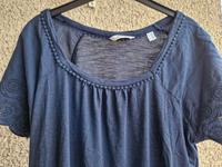 Dunkelblaues Baumwoll Shirt, Größe 40/42, Tchibo Nordrhein-Westfalen - Hagen Vorschau