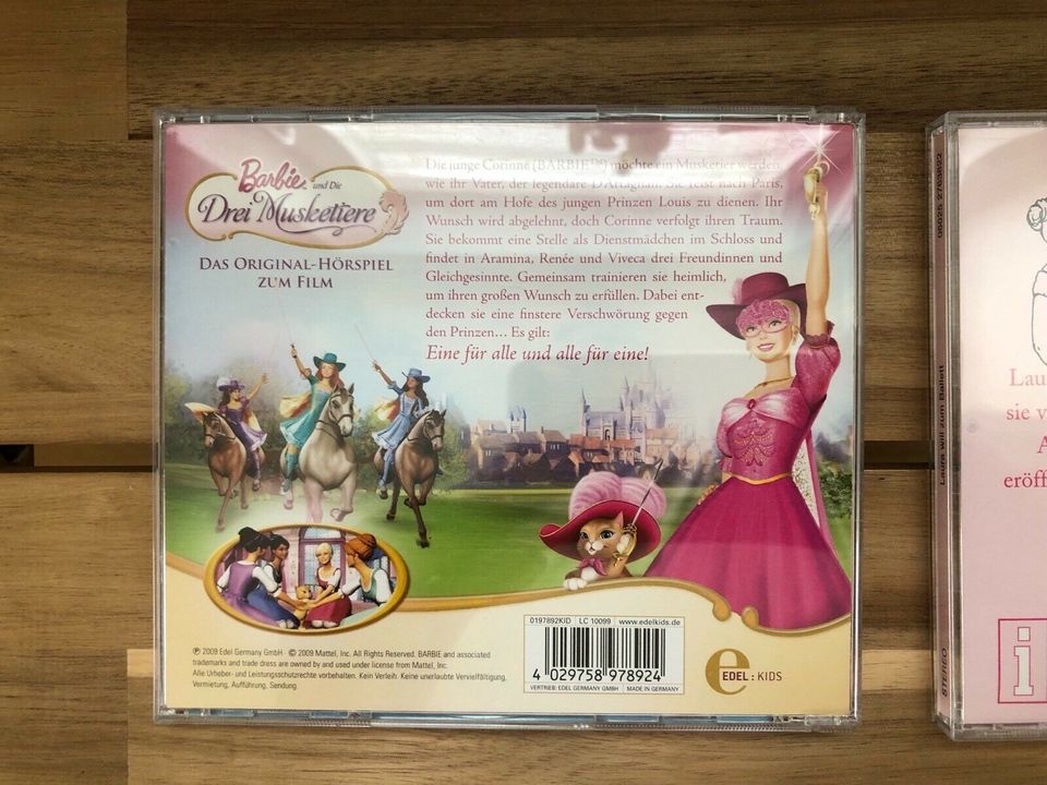 Hörspiel CDs Barbie & die 3 Musketiere; Laura will zum Ballett in Bad Krozingen