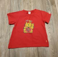 OILILY ❤ T-Shirt 104 rot mit Aufdruck Schleifen Katze gelb bunt Hessen - Limburg Vorschau