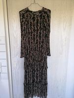 ZARA Maxi Kleid M Volants Stufen schwarz bunt Viskose Köln - Porz Vorschau