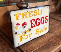 FRESH EGGS FOR SALE SCHILD FRISCHE EIER ZU VERKAUFEN US FARM USA Nordrhein-Westfalen - Hamm Vorschau