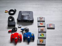 Nintendo N64 + 6 Spiele (Super Smash Bros, DK 64.) + Memory Pack Nordrhein-Westfalen - Euskirchen Vorschau