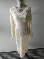 Boutique Italy Italia Strickkleid Kleid Häkelkleid creme beige M Bayern - Hallstadt Vorschau