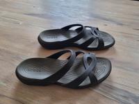 Crocs Sandalen Meleen Twist braun Gr W9 39/40 Baden-Württemberg - Hochdorf (Riß) Vorschau