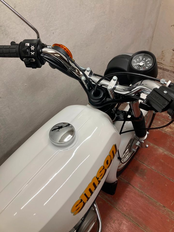 Simson S51 Comfort NEUAUFBAU Ratenkauf KBA Papiere 4 Gang Vape in Werdau