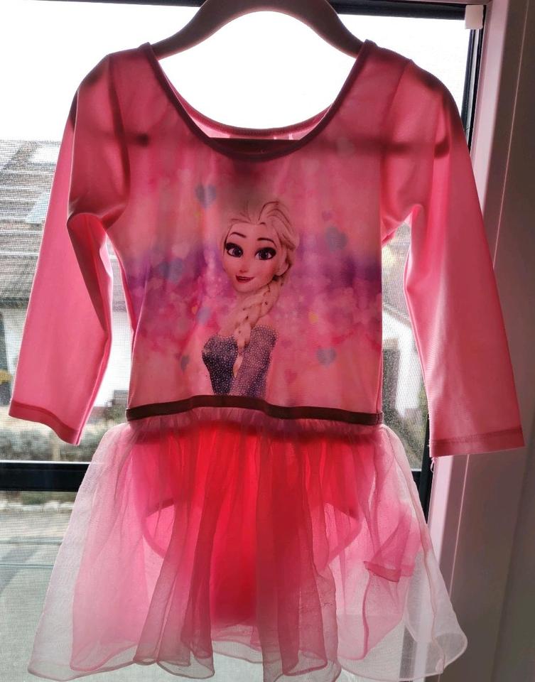 Elsa Faschingskostüm rosa Ballerina Ballett Kleid 110/116 in St. Leon-Rot