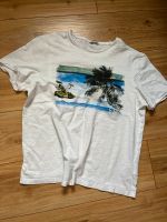 Sommer T-Shirt weiß mit Print Gr. L leichte Baumwolle Baden-Württemberg - Mannheim Vorschau