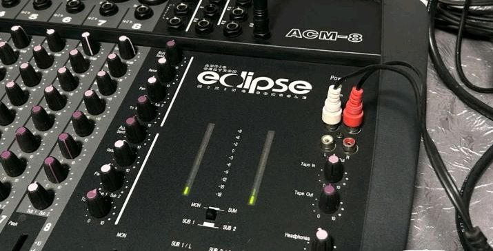 Audio Centron Eclipse Mischpult ACM-8 funktioniert in Kamen