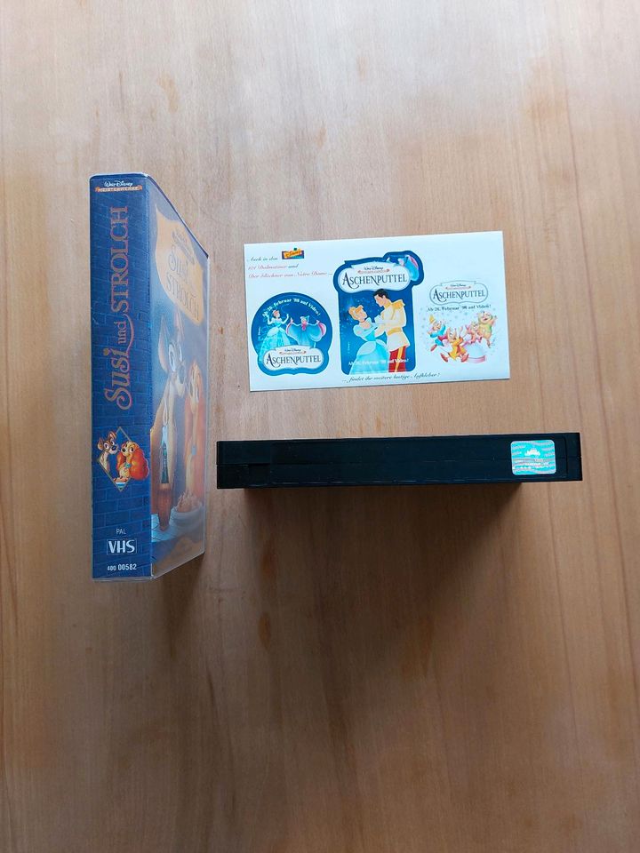 Walt Disneys Meisterwerke Susi und Strolch VHS mit Hologramm in Penig