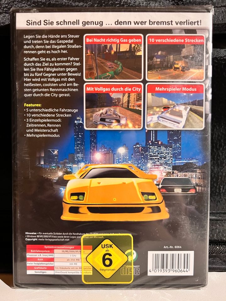 PC CD-ROM Spiel City Racer - Underground Action in Siegburg