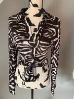 Zara Bluse Hemd Tunika Leo Print Gr. M/38 neu Niedersachsen - Stelle Vorschau