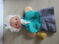 Sonni Handpuppe Sandmännchen Ost DDR 70er Jahre 30 cm Türkis Bayern - Würzburg Vorschau