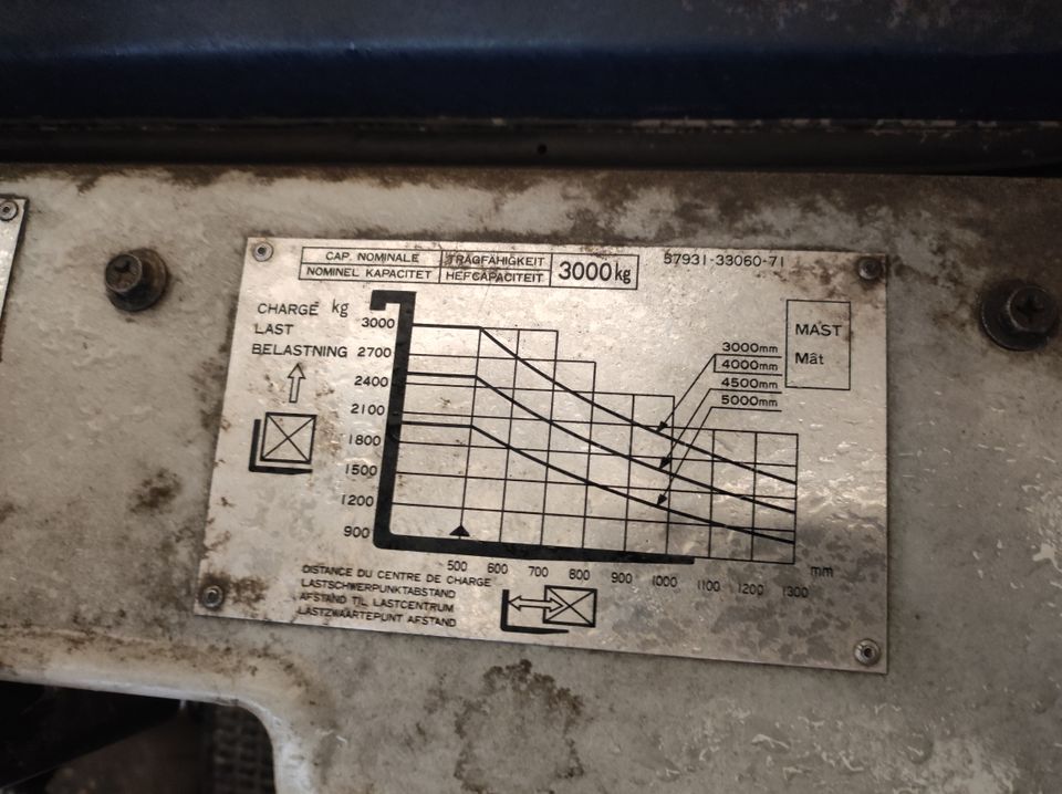 Diesel  Toyota Gabelstapler in Kaltennordheim