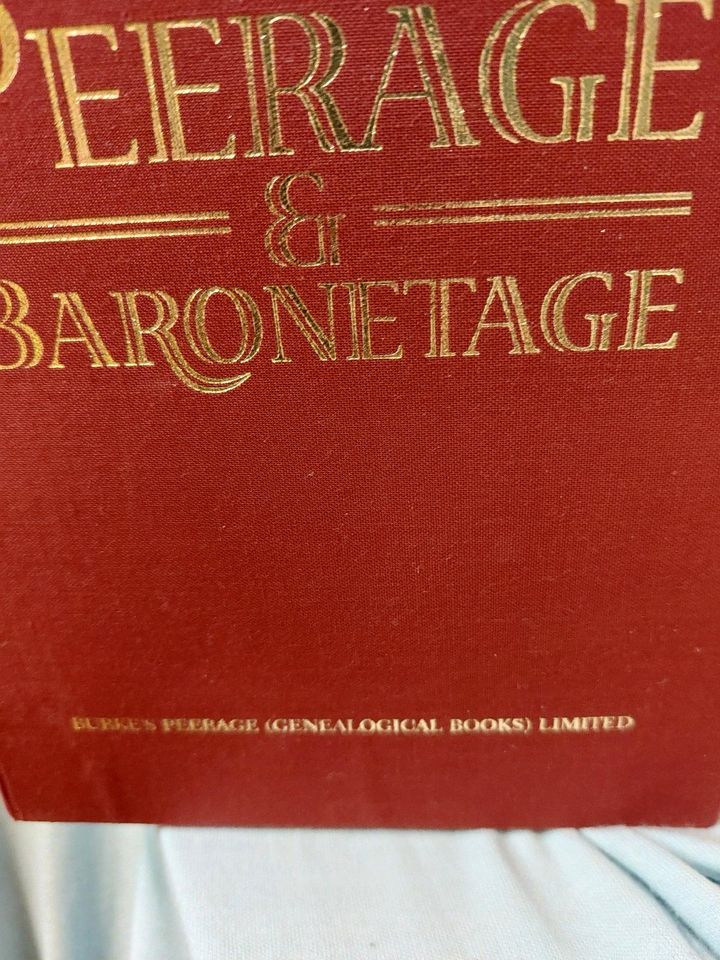 Burke's Peerage & Baronetage 106th Edition in Wurmlingen