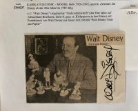 Albumblatt Briefkarte Autogramm Moore Bob , Walt Disney Baden-Württemberg - Owingen Vorschau