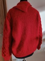 ein roter, handgefertigter Vintage-Pullover aus Wolle m.Rollkrage Bayern - Regensburg Vorschau