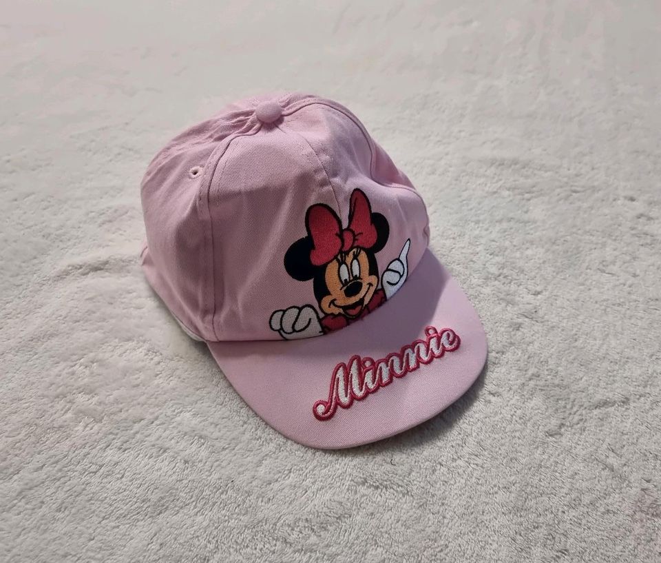 Mädchen Size 53 Mütze Cappy Basecape minnie mouse rosa pink weiß in Paderborn