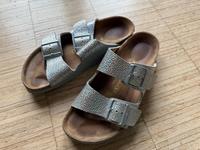 Birkenstock Damen Arizona Silber pearls Glattleder 38 Baden-Württemberg - Lörrach Vorschau