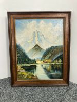 DER HINTERSEE BERGE BAYERN ÖL LEINWAND SIGNIERT 47x38 cm BERCHTES Berlin - Charlottenburg Vorschau