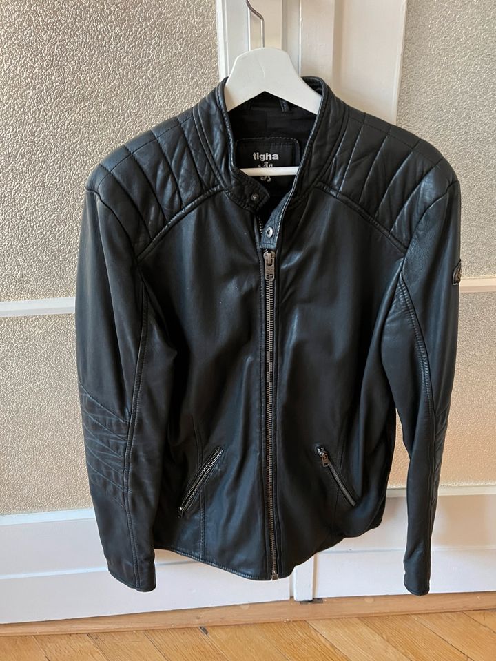 TIGHA Premium Lederjacke! Schwarz! Jacke! Leder! NP 400€! Boss! in Berlin