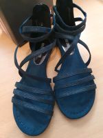 Street Shoes Sandalen Riemchen Blau Glitzer 40 Neu Ovp Rheinland-Pfalz - Osburg Vorschau