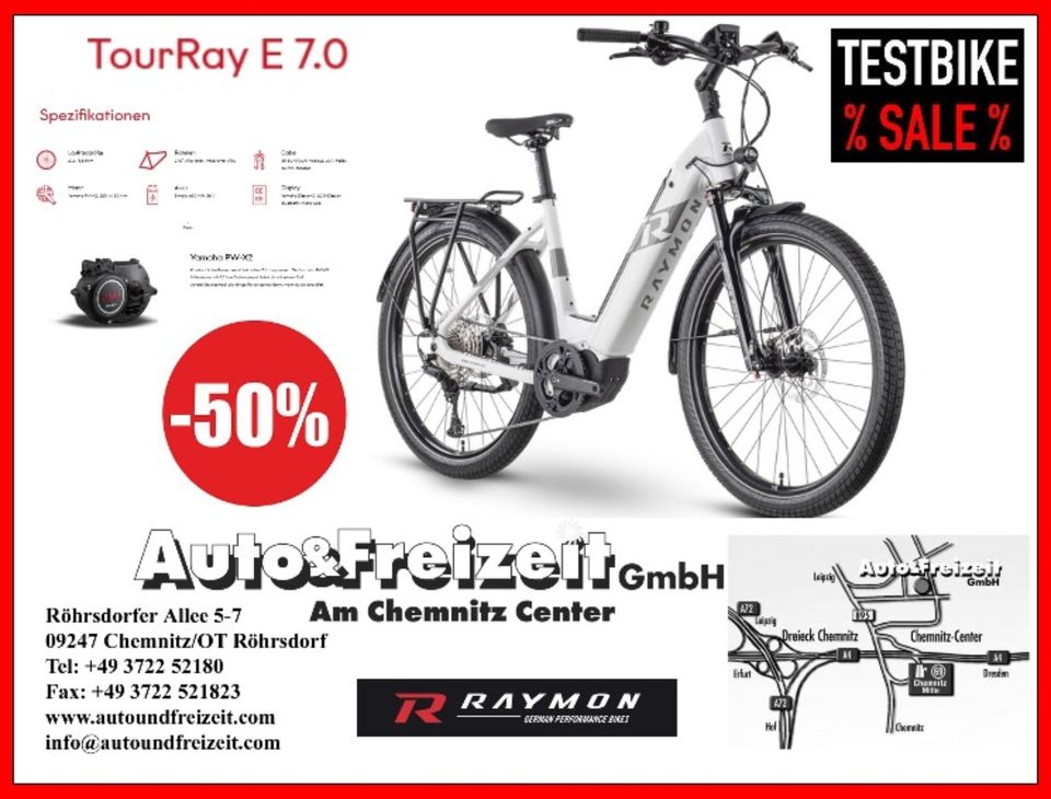 50% SALE * E-BIKE HAIBIKE Trekking 7 * i630Wh YAMAHA 70Nm in Röhrsdorf