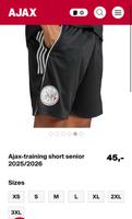 Original Adidas Ajax Amsterdam Trainingsshort XS 25/26 Trikot Neu Rheinland-Pfalz - Görgeshausen Vorschau