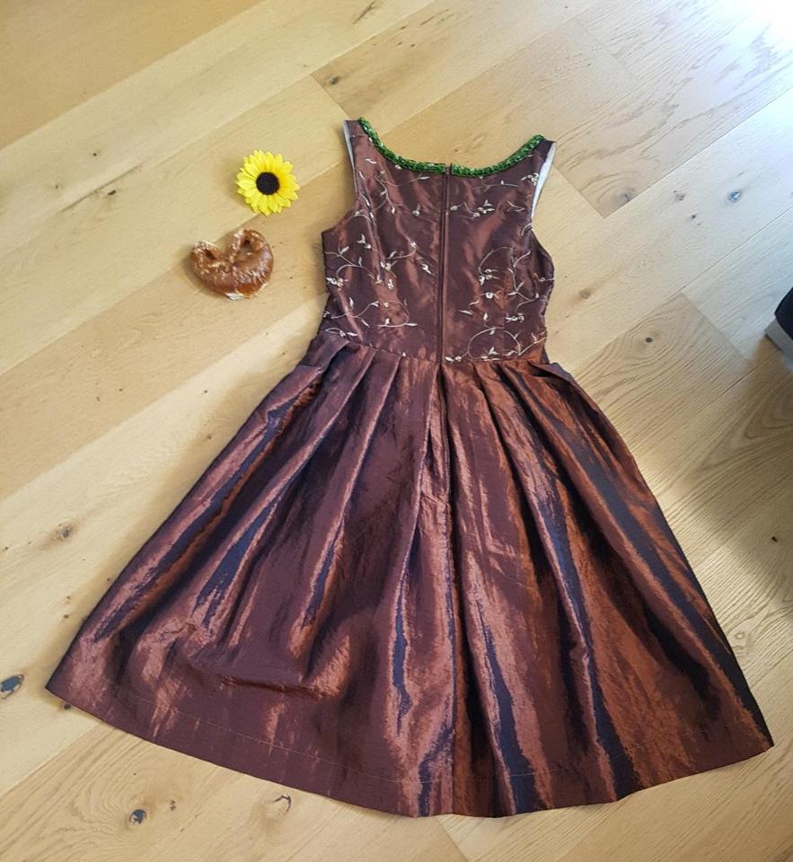 Damendirndl, handmade, Größe ca. 38, braun, grün, Dirndl, Kleid in Riedenburg