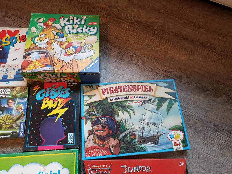 Spielsammlung Familienspiele Kinder Labyrinth Star Wars Rummy in Hannover