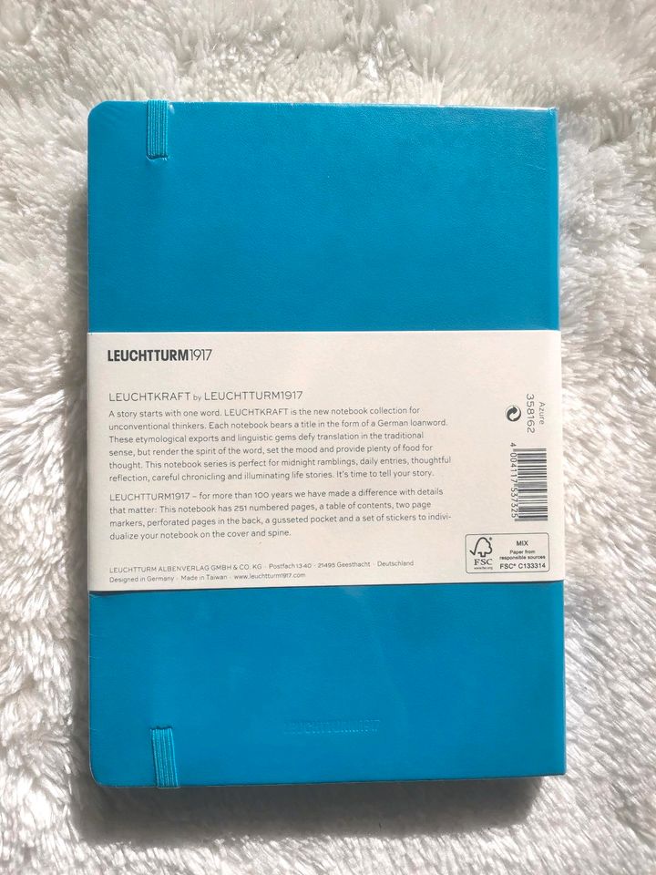 Leuchtturm Hardcover A5 blau gepunktet dotted Bullet Journal in Schwerin