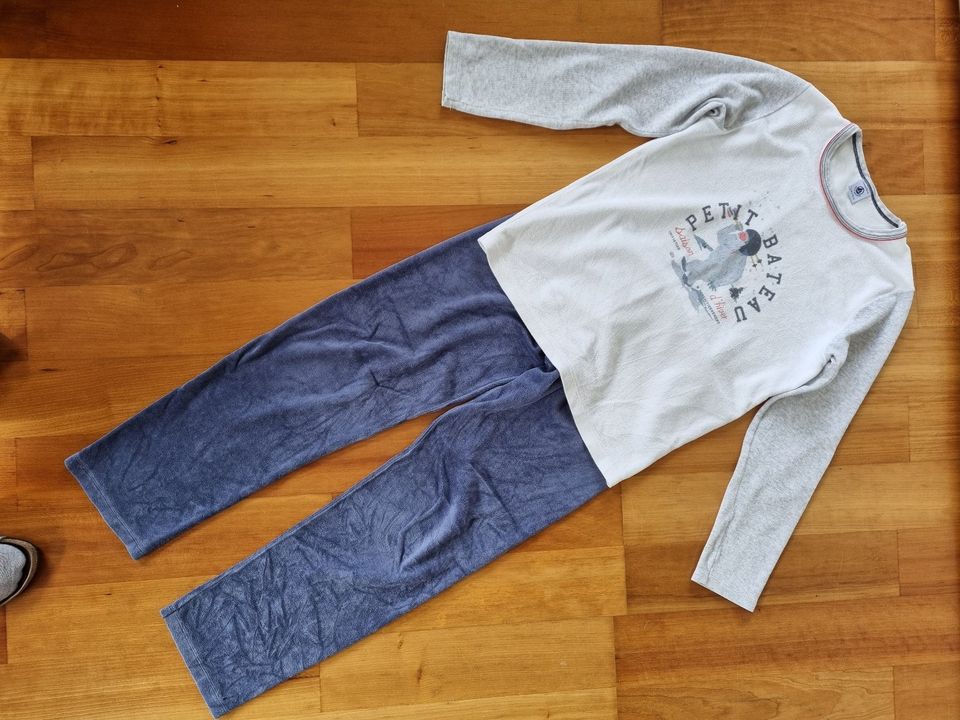 Petit Bateau, Pyjama 152, Nickistoff in Stuttgart