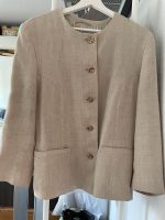 Leinen Blazer Damen 40 beige Stuttgart - Plieningen Vorschau