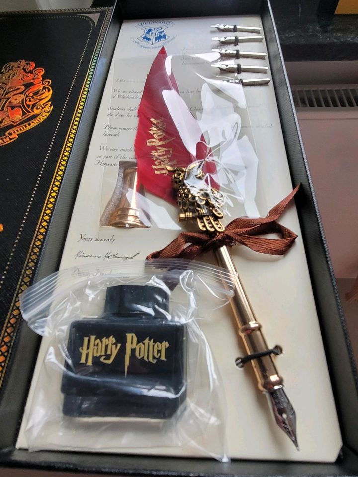 Schreibfeder Harry Potter Stift mit Tinte in Baden-Württemberg - Plankstadt