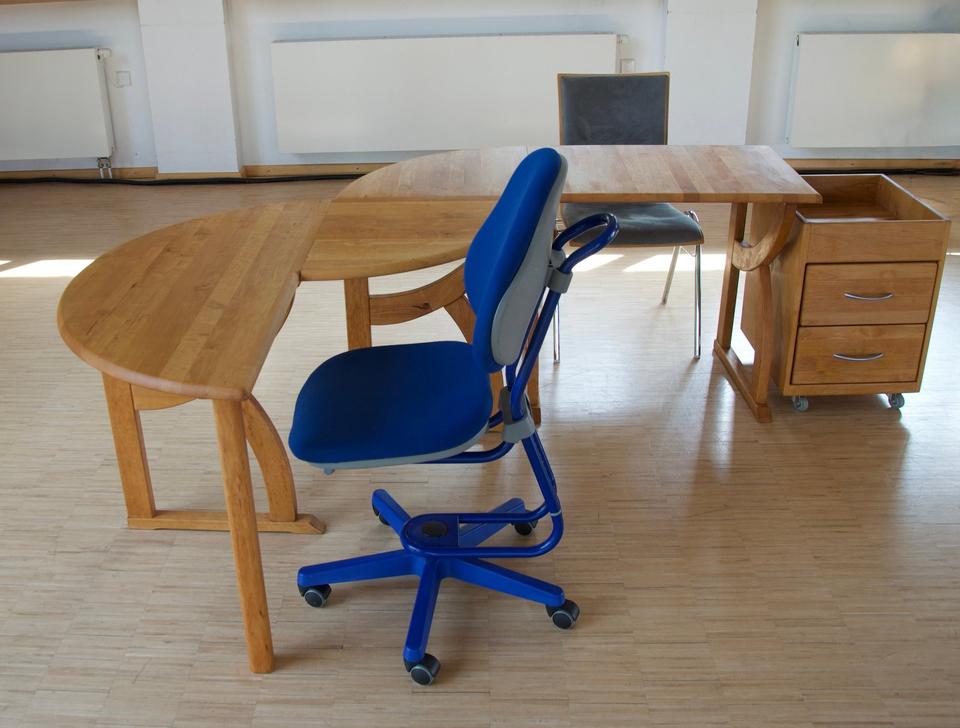 Wunderschöner Bio Erle Schreibtisch Schreinerarbeit Unikat! in Straubenhardt