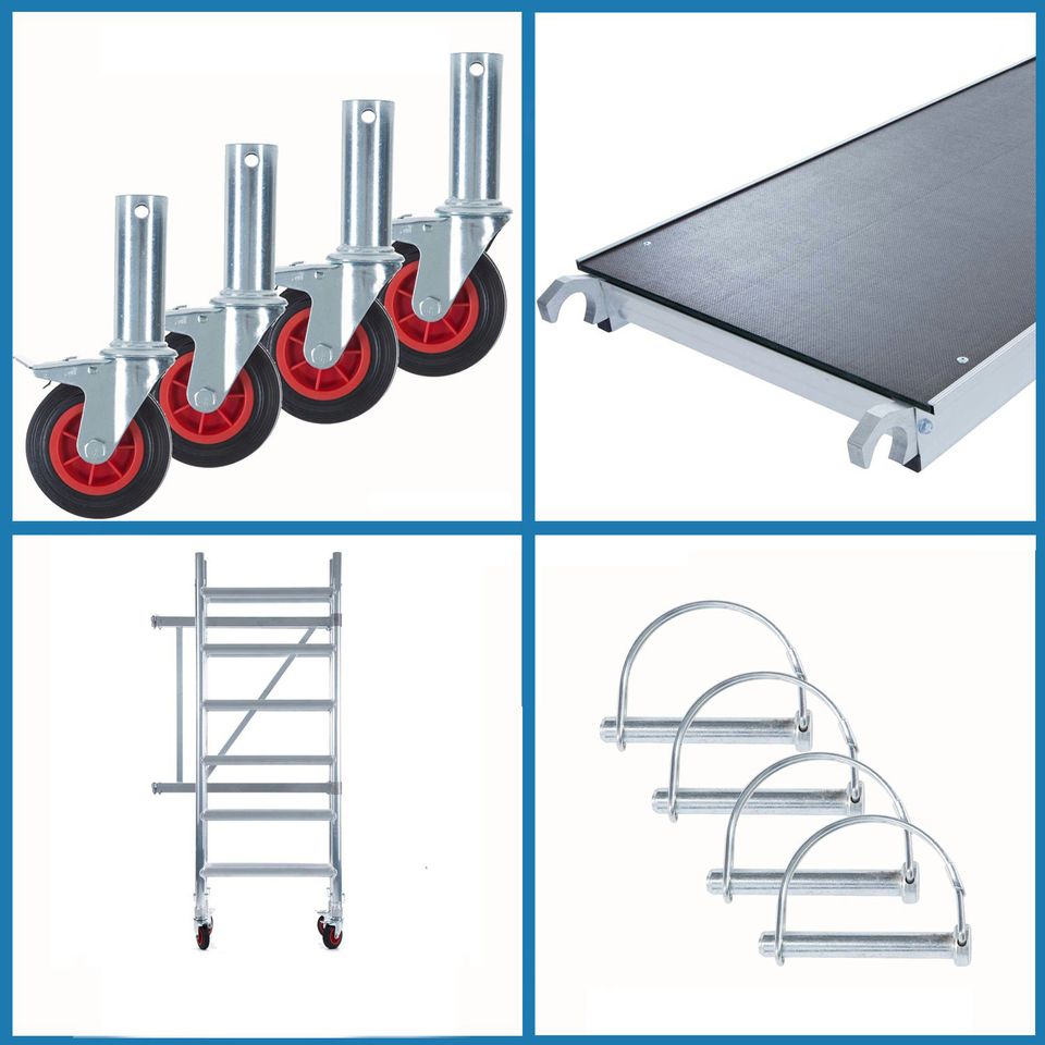 Rollgerüst, Fahrgerüst, neue DIN EN 1004-1, BG BAU-konform, NEU in Hannover