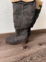 Damen Stiefel Rieker gefüttert in grau Baden-Württemberg - Spaichingen Vorschau