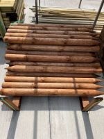 Zaunpfähle Ø8x150 cm kesseldruckimprägniert braun Baumpfahl Holzpalisade Holzpfosten imprägniert Holzpfahl Holz Neu 3190399 Westerwaldkreis - Hahn am See Vorschau