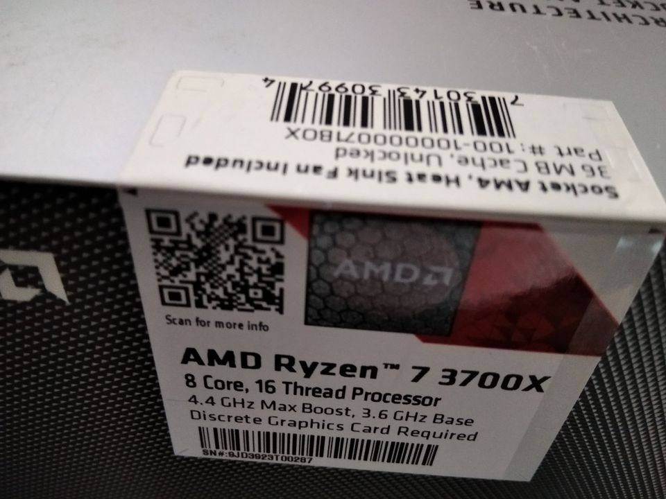 AMD Ryzen 7 3700X 8Core 16 Thread Ppocessor 4.4 GHz Max Boost, 3. in Berlin