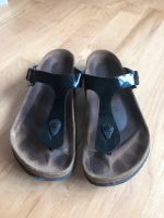 Birkenstock Gizeh schwarz lack Größe 40 gern getragen Baden-Württemberg - Karlsdorf-Neuthard Vorschau